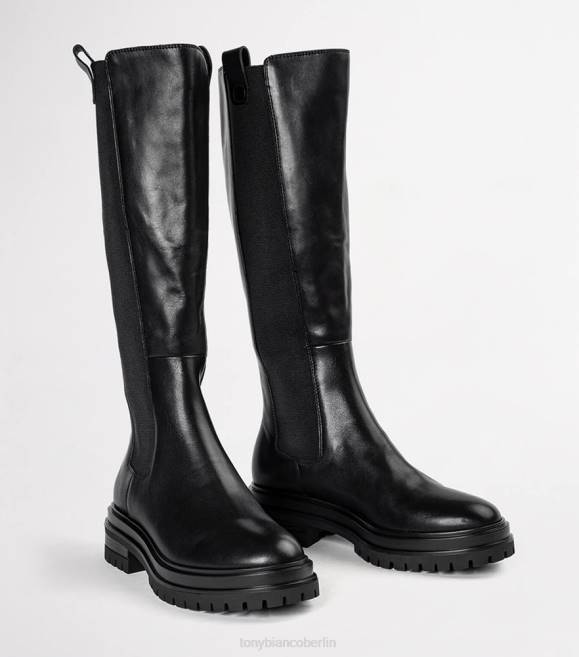 kniehohe Stiefel| de Tony Bianco Frauen Winx-Kalbsstiefel schwarzes Venedig 4624454